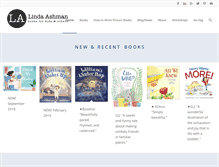 Tablet Screenshot of lindaashman.com